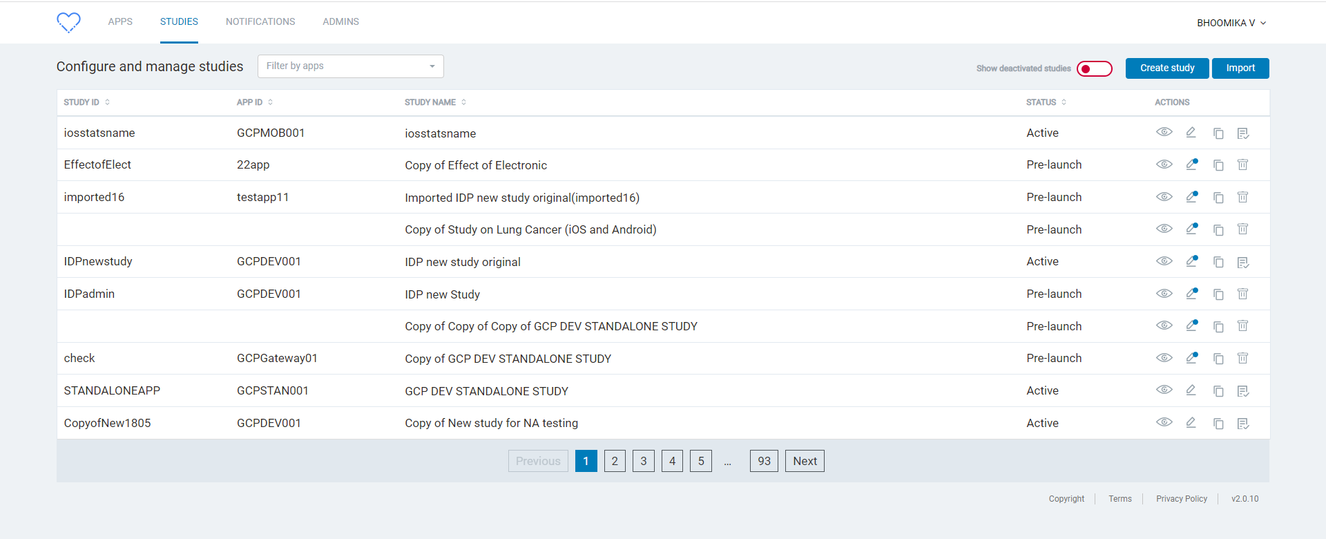 [IDP] [SB] UI issue in all the screens of the study builder · Issue ...