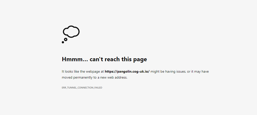 Cannot access pangolin web application · Issue #385 · cov-lineages ...
