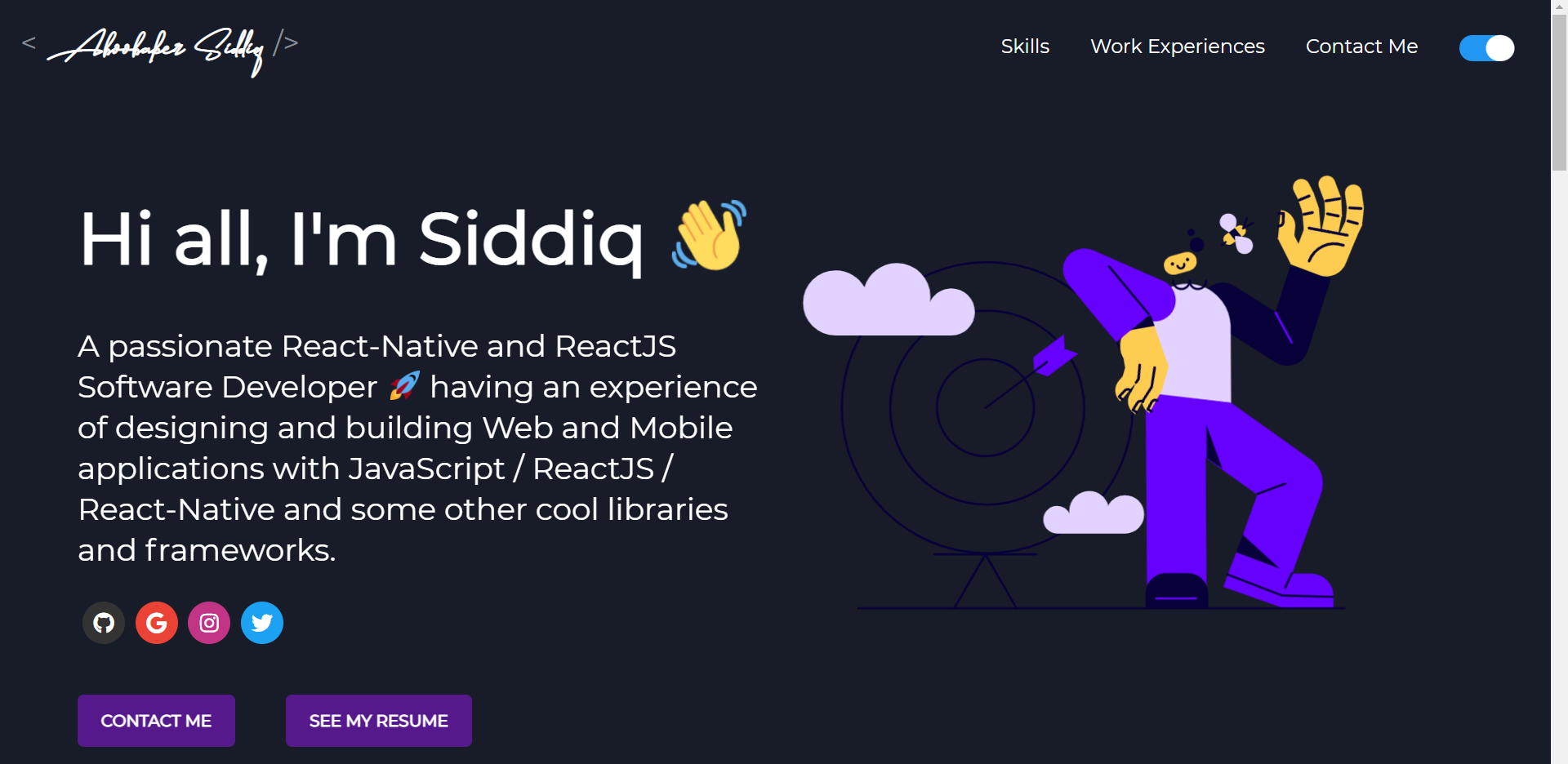GitHub - AboobakerSiddiq/personal-portfolio