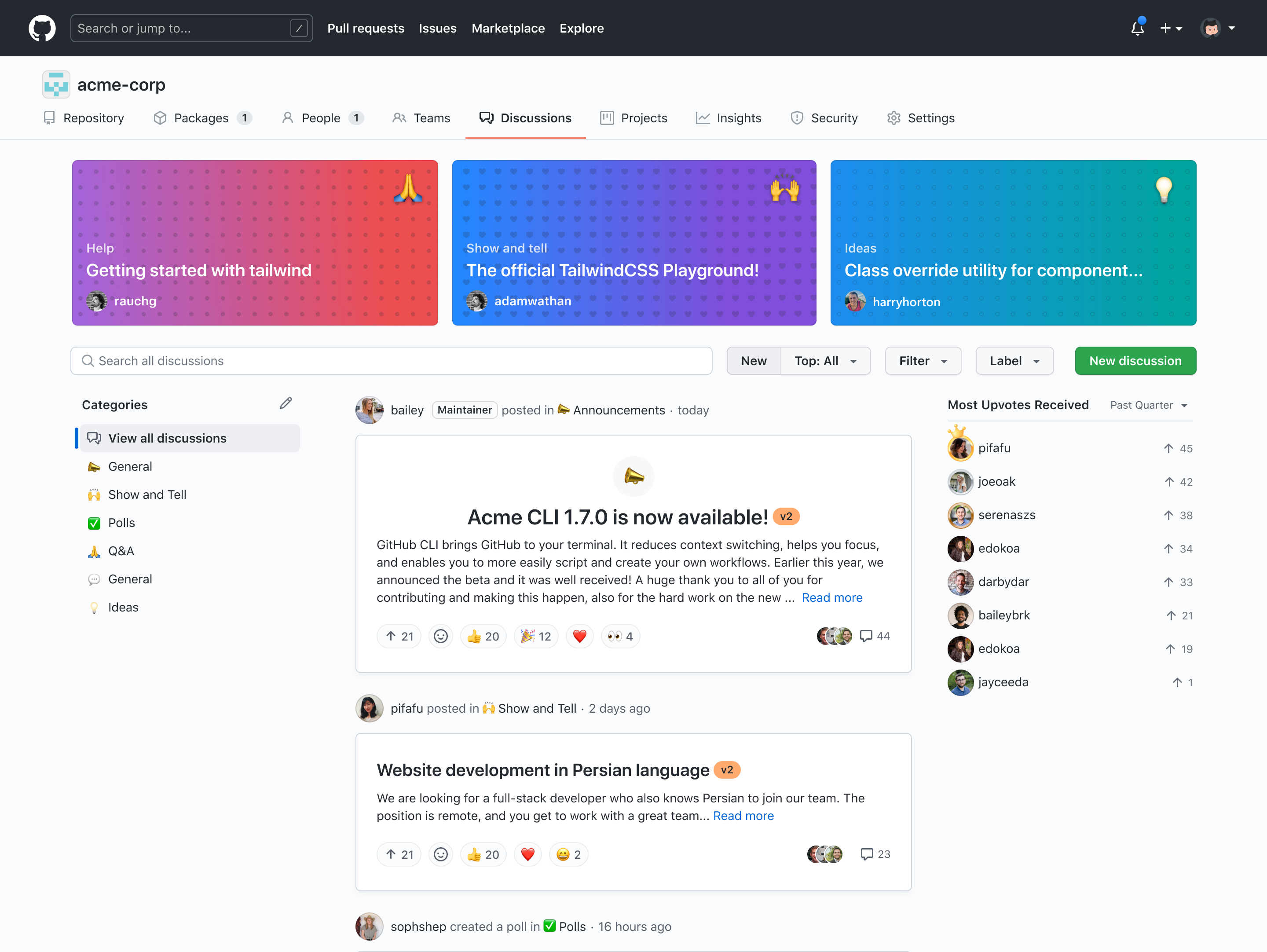 🗯 Your feedback needed for an upcoming feature on Discussions ...