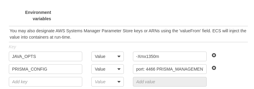unable to load prisma config mapping values are not allowed values mapping