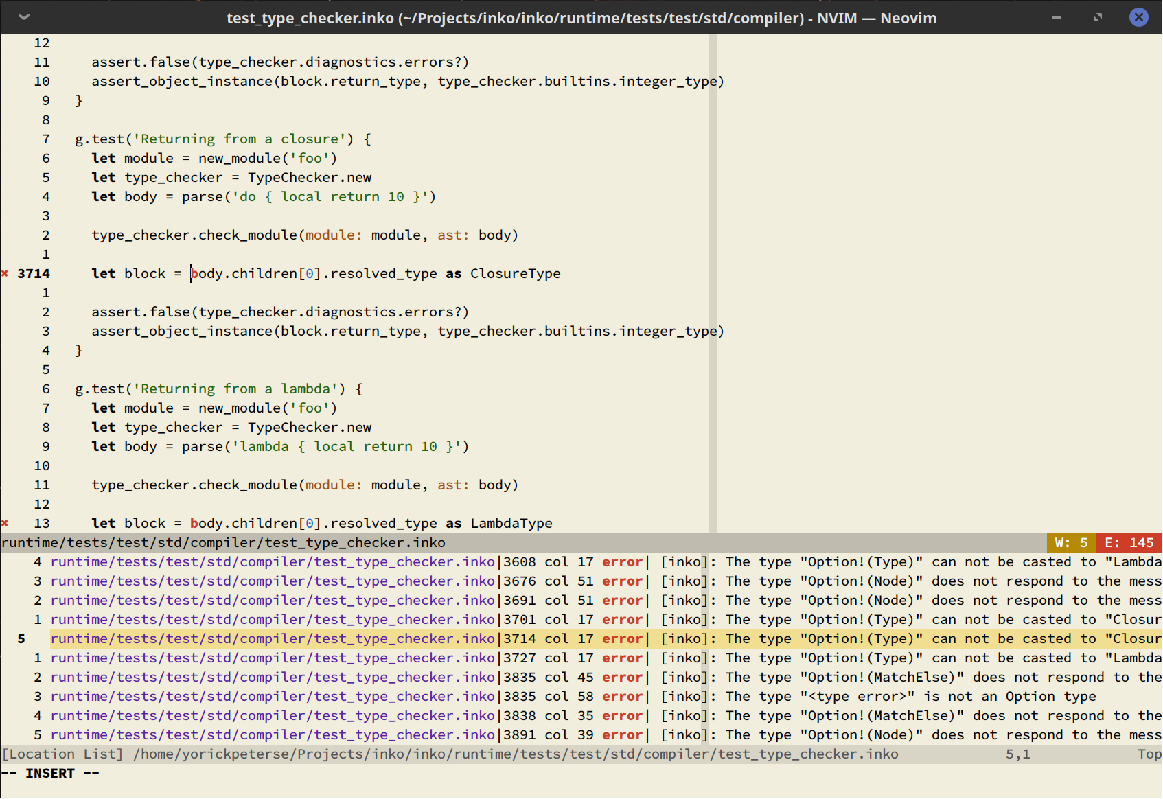 When using displayByAle, leaving insert mode resets the selected