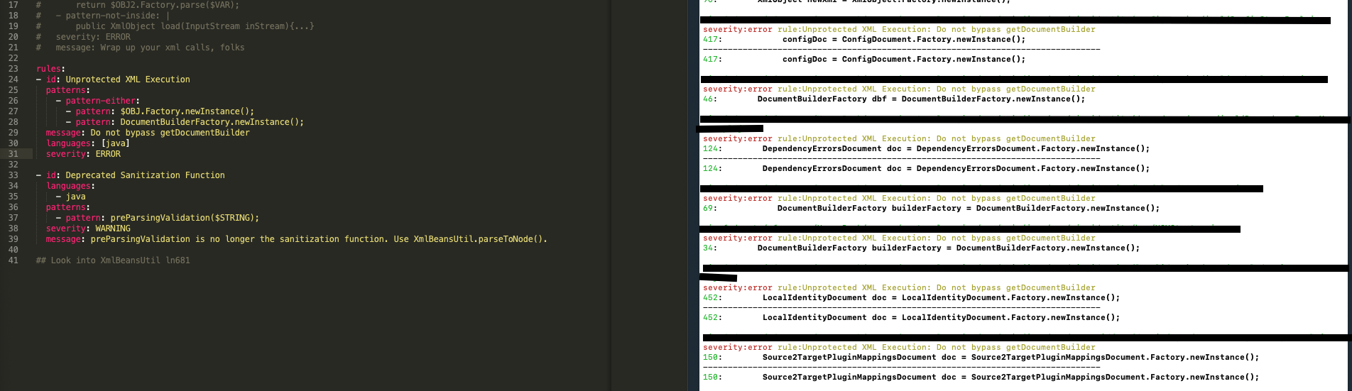 Double Findings · Issue #3614 · semgrep/semgrep · GitHub