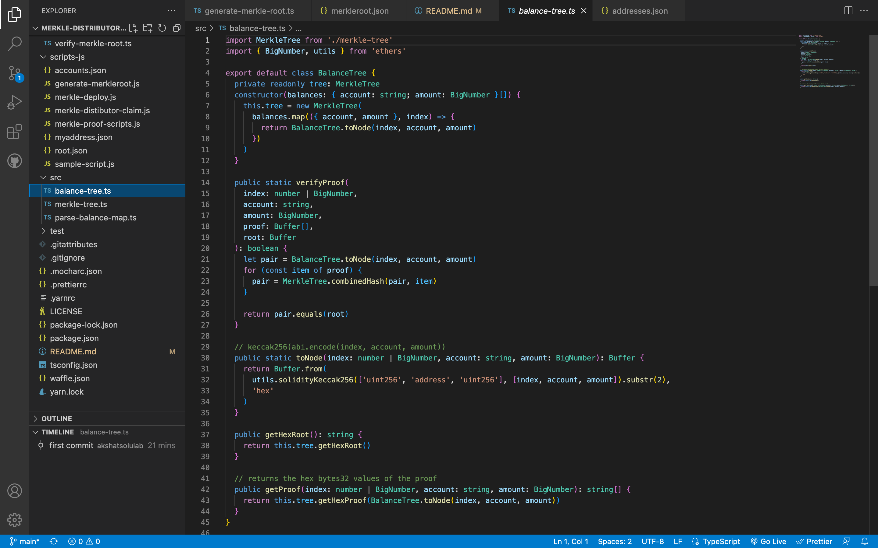 GitHub - AKSHAT-SHAH-04/UniSwapMerkleDistributor