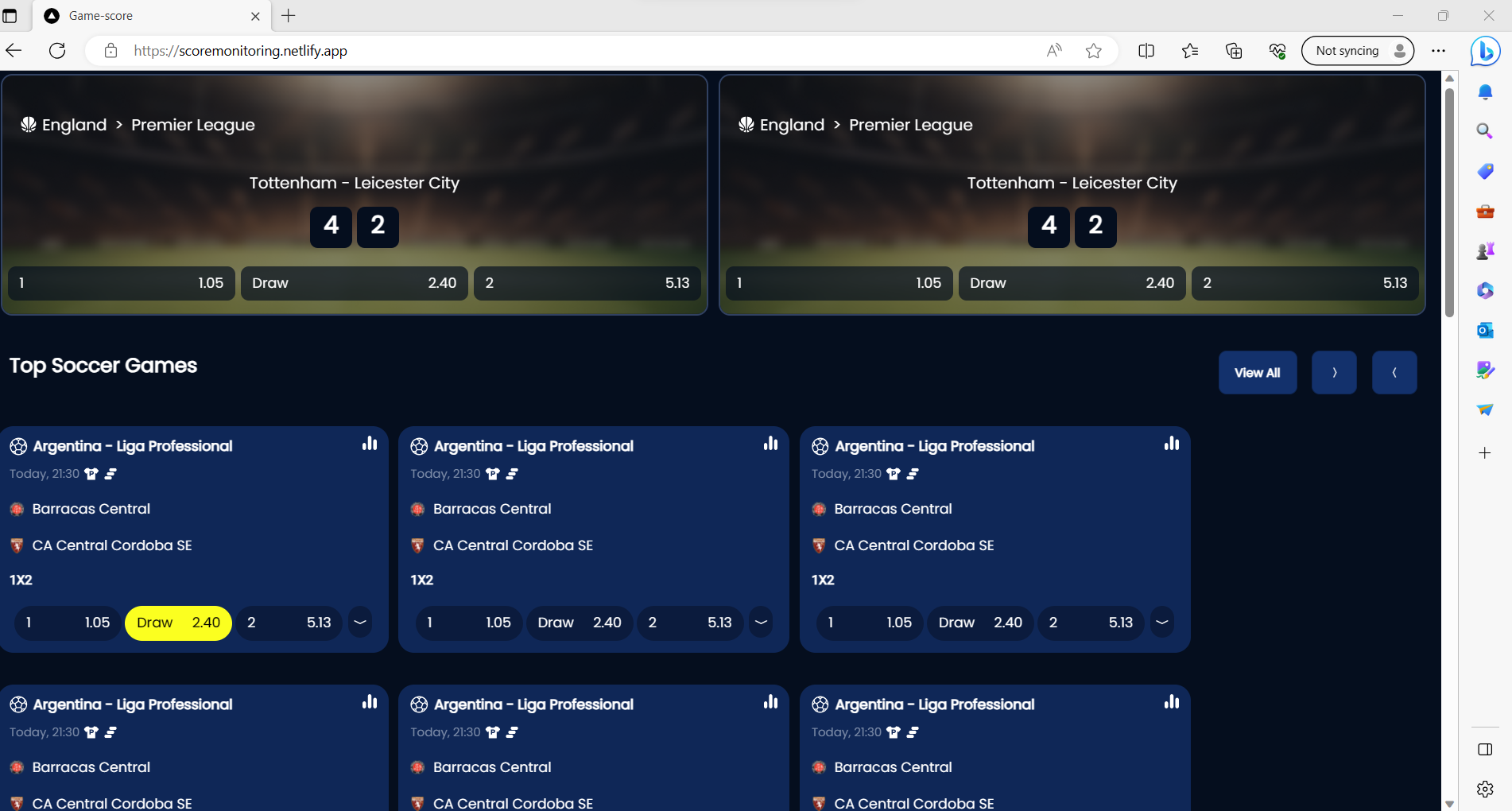 GitHub - abdullahalmousa1/Score: Score monitoring designed by Figma and ...