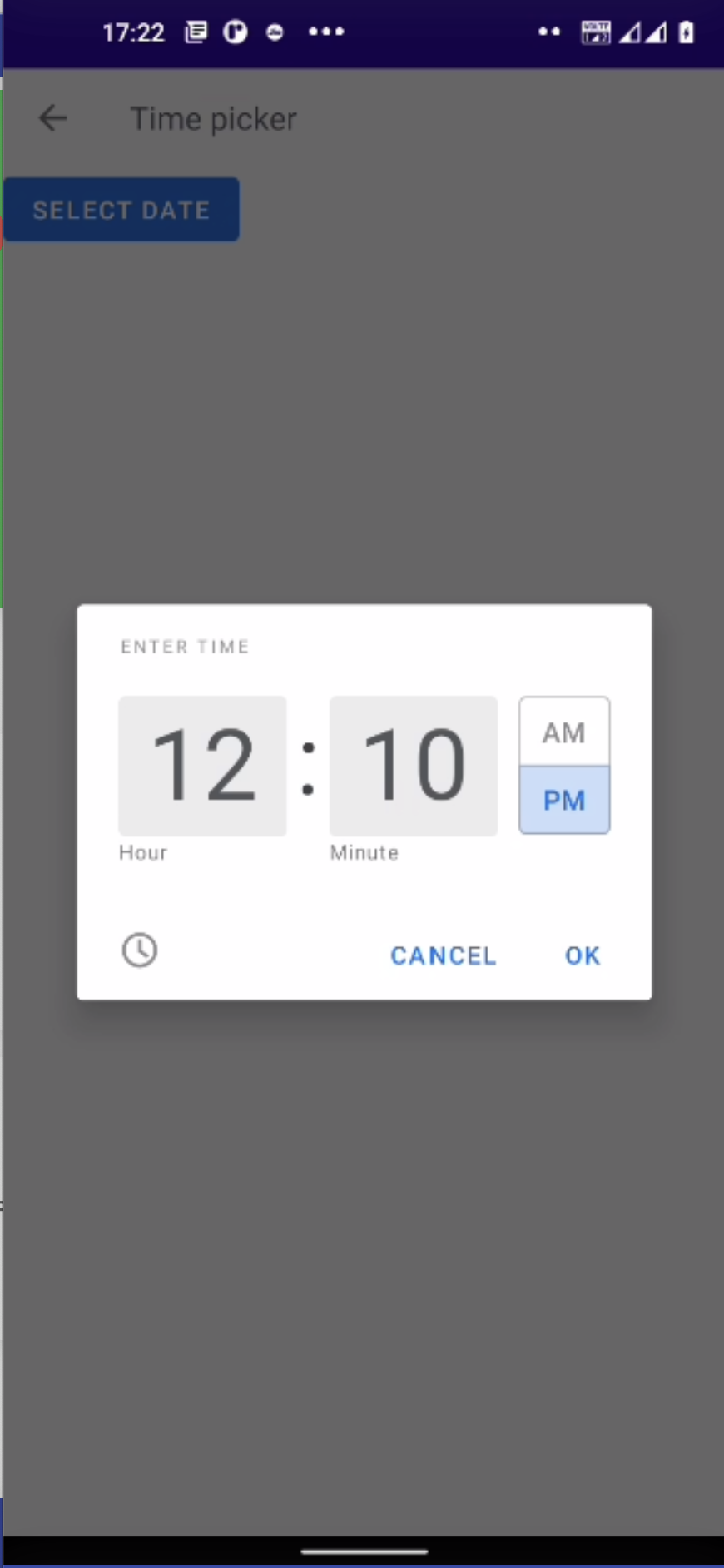 DataCapture, add material time picker to the datacapture. · Issue 1116
