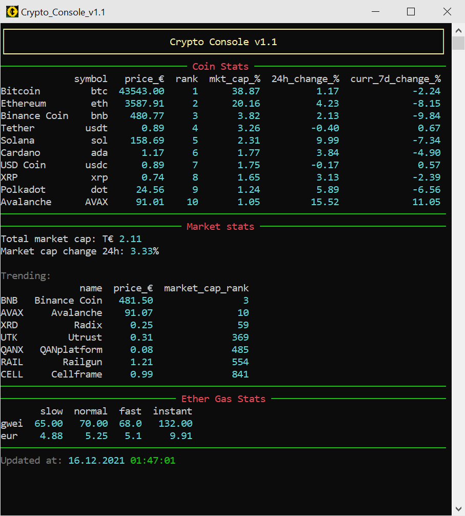 GitHub - Criomby/crypto_console: A CLI app which gets and displays the ...
