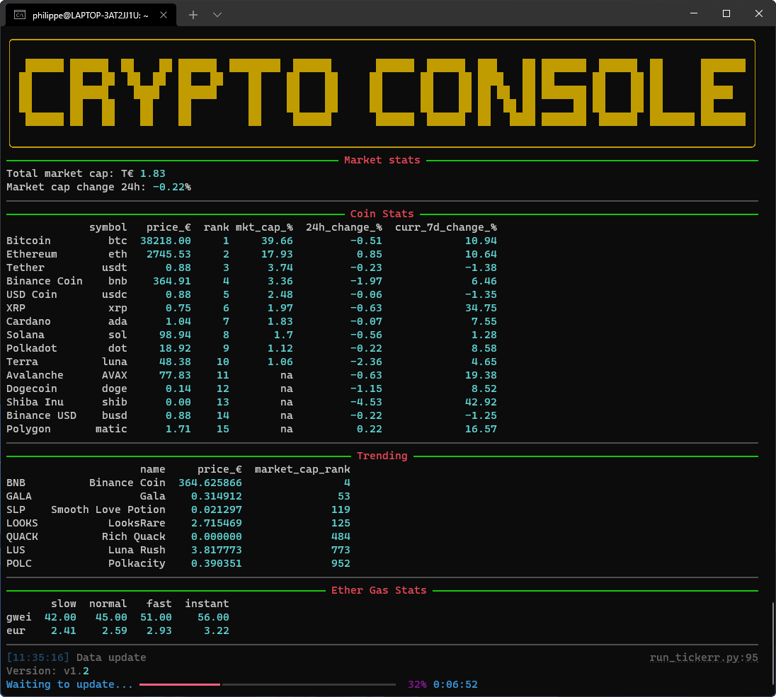 GitHub - Criomby/crypto_console: A CLI app which gets and displays the ...