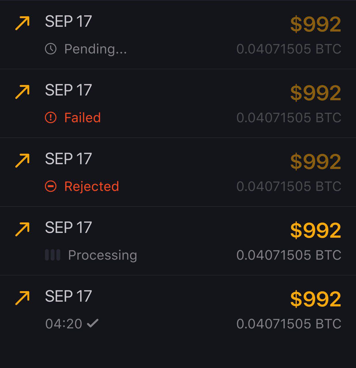 correctly identify and handle failed transactions · Issue #733 ·  horizontalsystems/unstoppable-wallet-ios