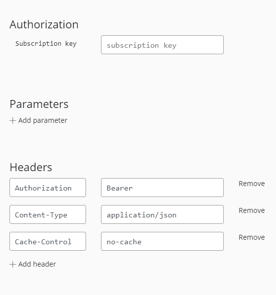 The request header field is not shown in the front end of the Developer ...