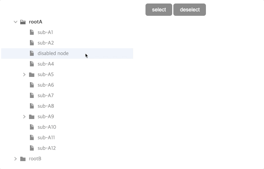 tree.deselect() is not working in the 'select' event. · Issue #78 · nhn ...