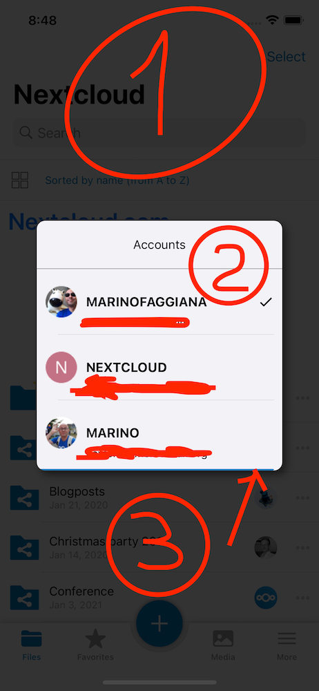 Request account · Issue #1547 · nextcloud/ios · GitHub