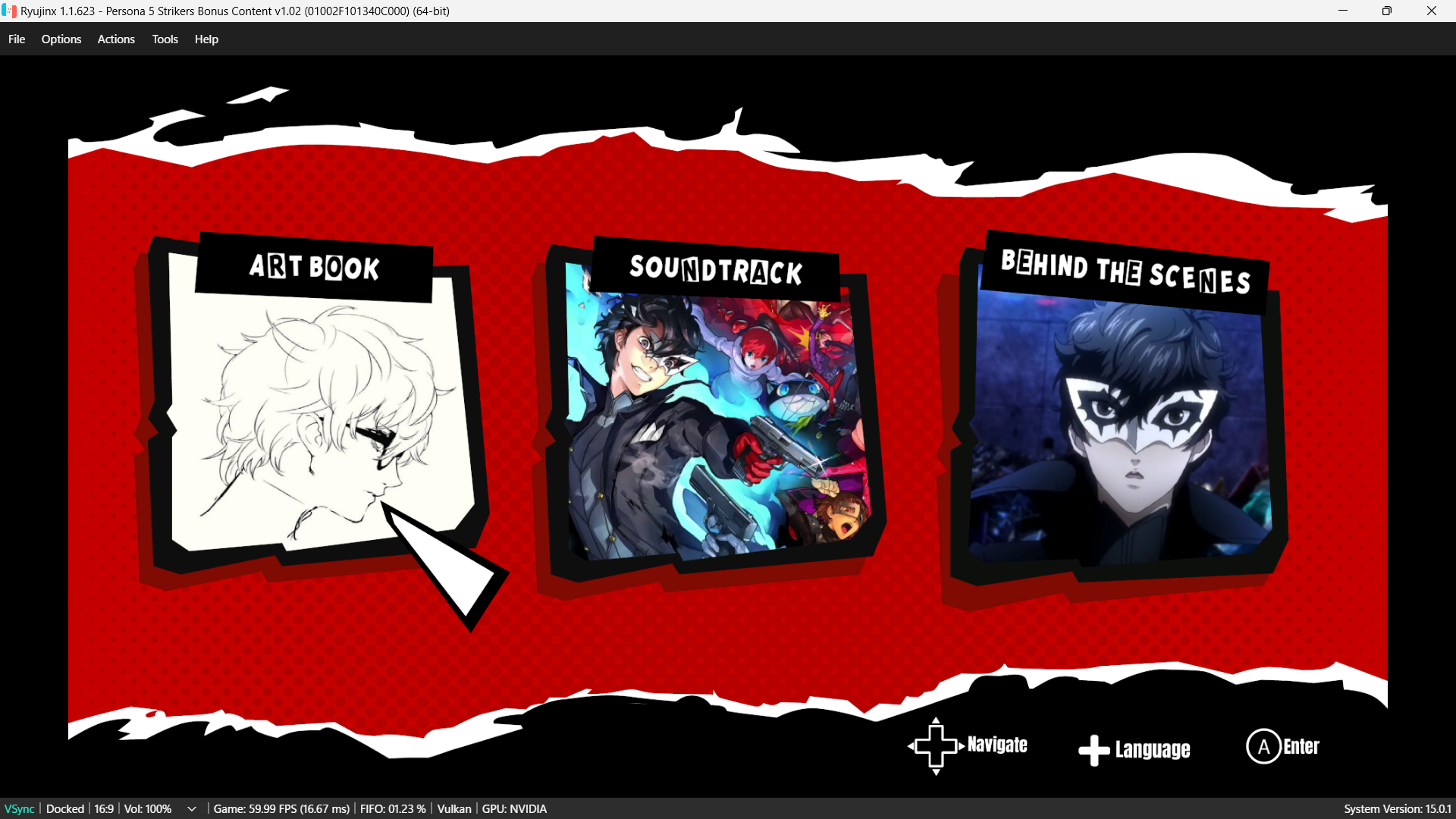 Persona 5 Strikers Bonus Content 01002F101340C000 Issue 4435