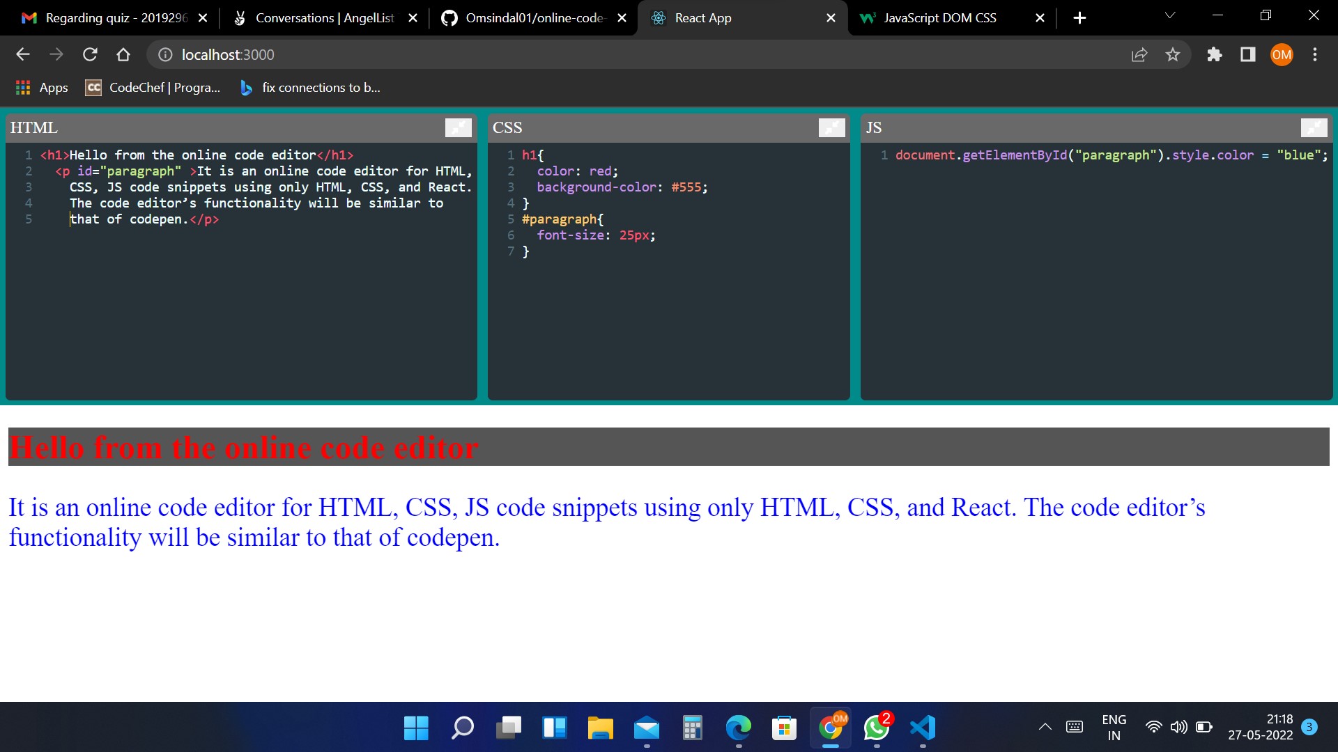 GitHub - Omsindal01/online-code-editor