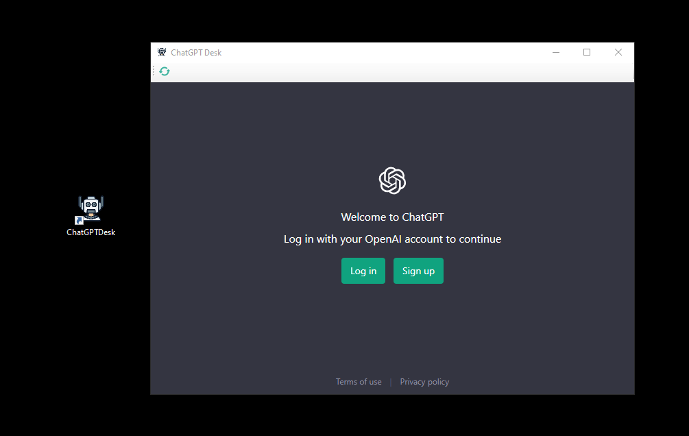 GitHub - MatheusNxt25/ChatGPTDesktop: chatgpt desktop, made in C#.