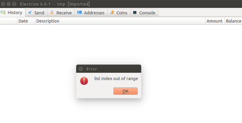 error deleting encrypted imported wallet with zero keys issue