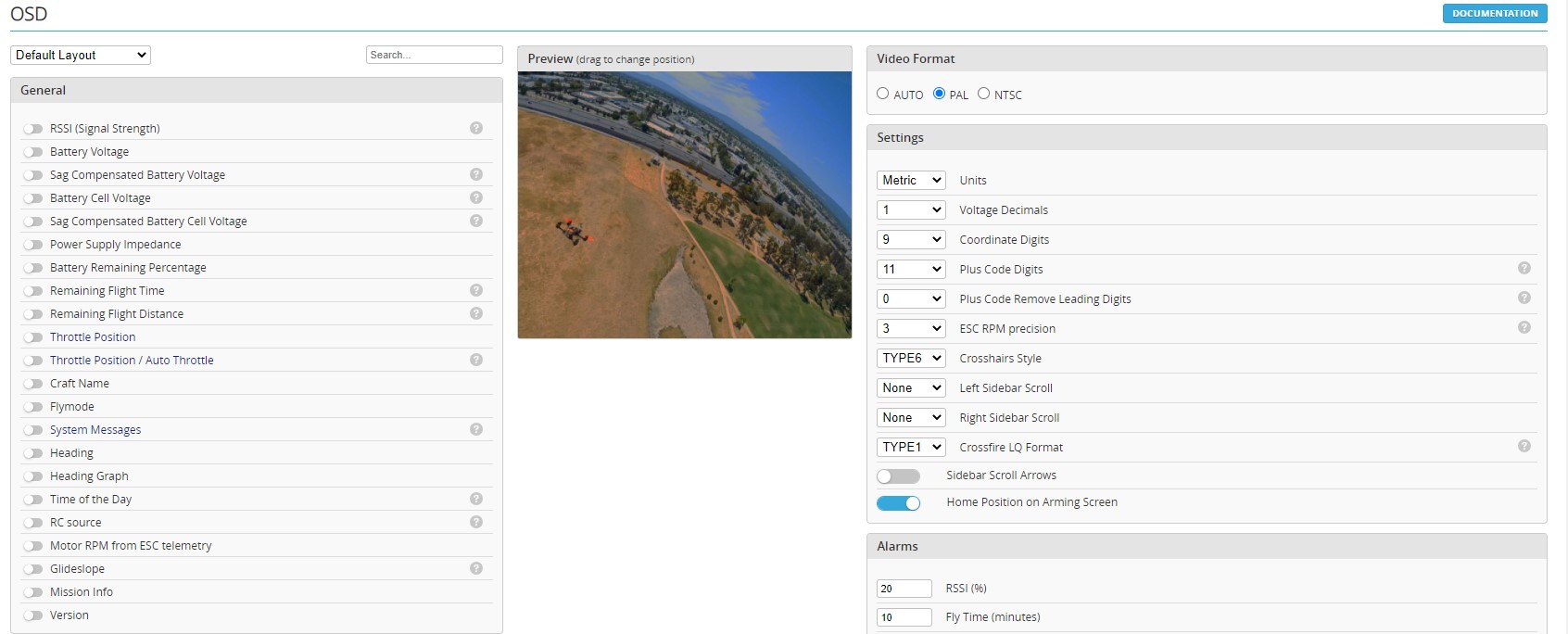 Matek F722-PX OSD not work in 4.1.0 RC1 · Issue #7787 · iNavFlight/inav ...