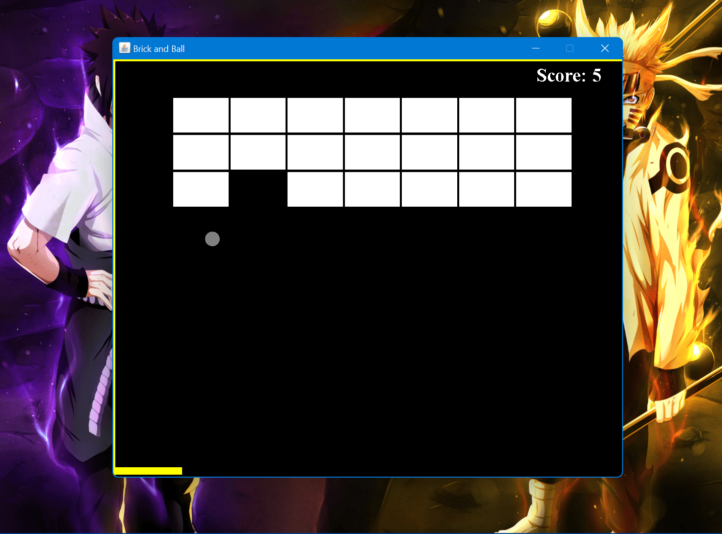 GitHub - Priyankkumawat/ball-and-brick-game: Java Swing base ball and ...