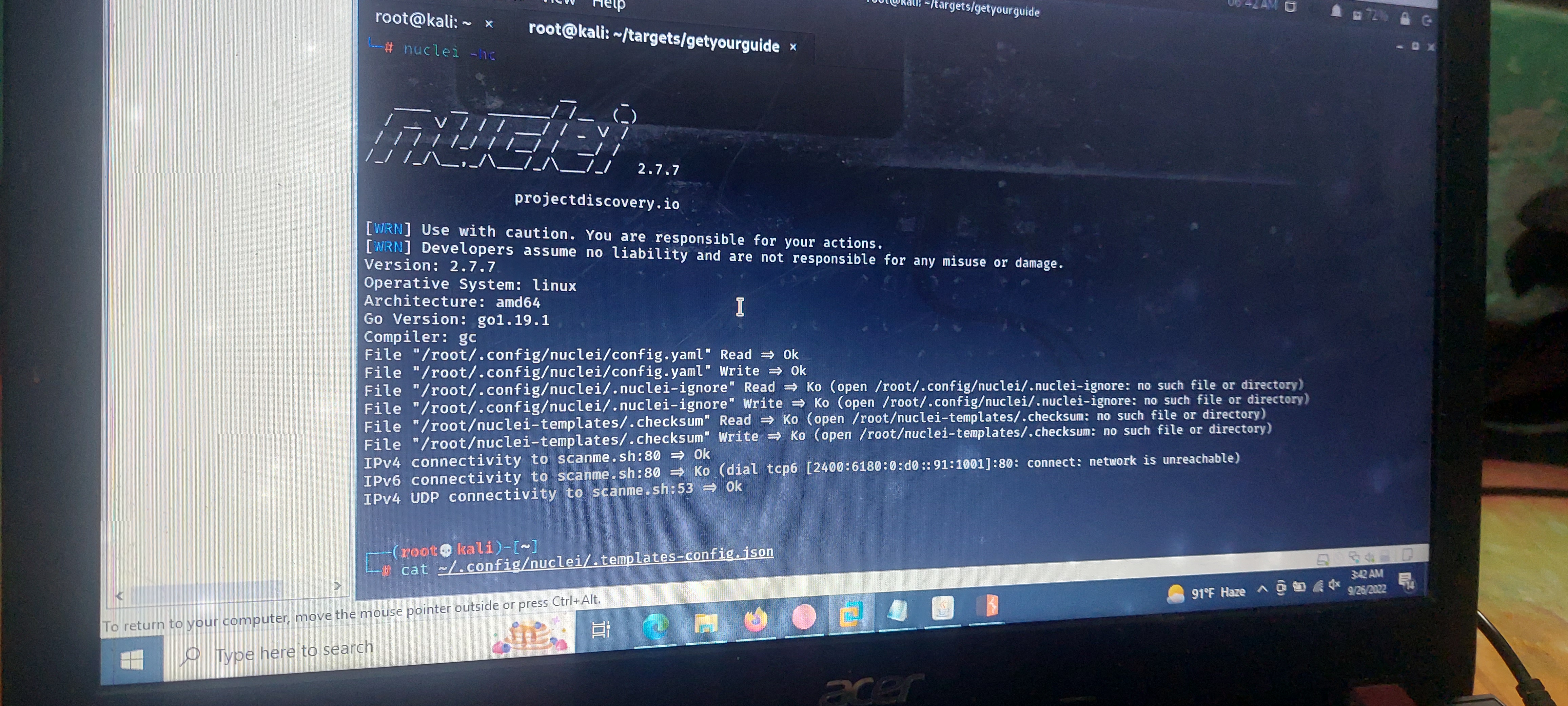 nuclei-templates not found: version string empty · projectdiscovery ...