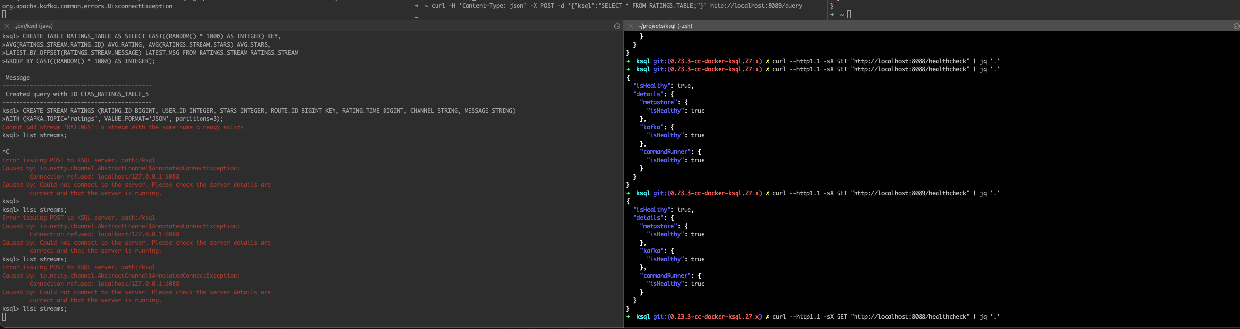 healthcheck bypasses vertx worker pool · Issue 8828 · confluentinc