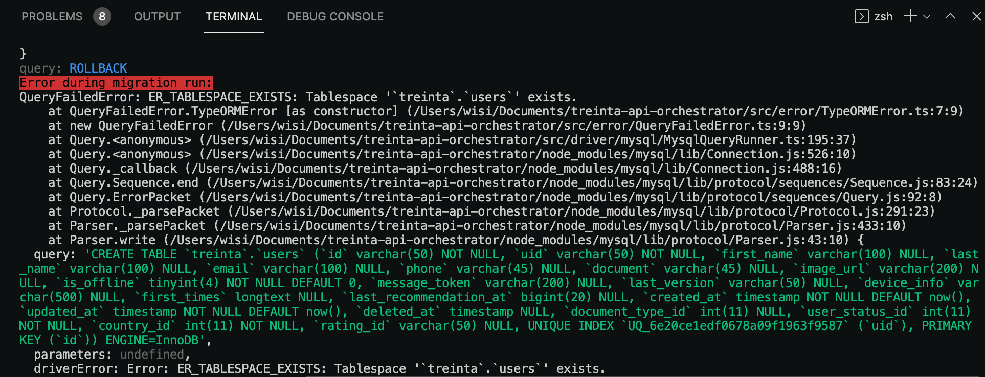 Migration run says: table exists - But not exists really · Issue #8098 ...