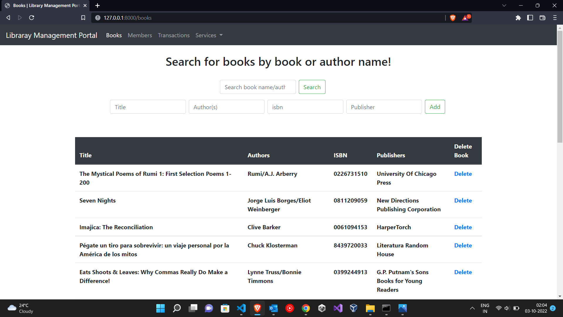 GitHub - ravathujahnavi/library-management-web-application