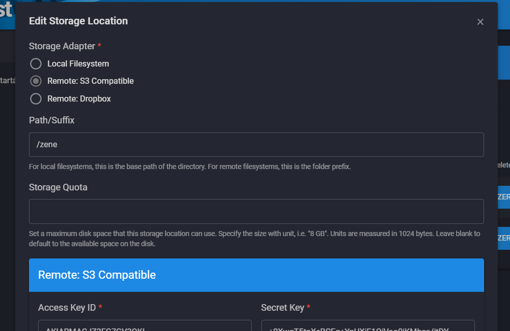 Nonexistent file or illformed URI Custom liquidsoap setup AWS S3