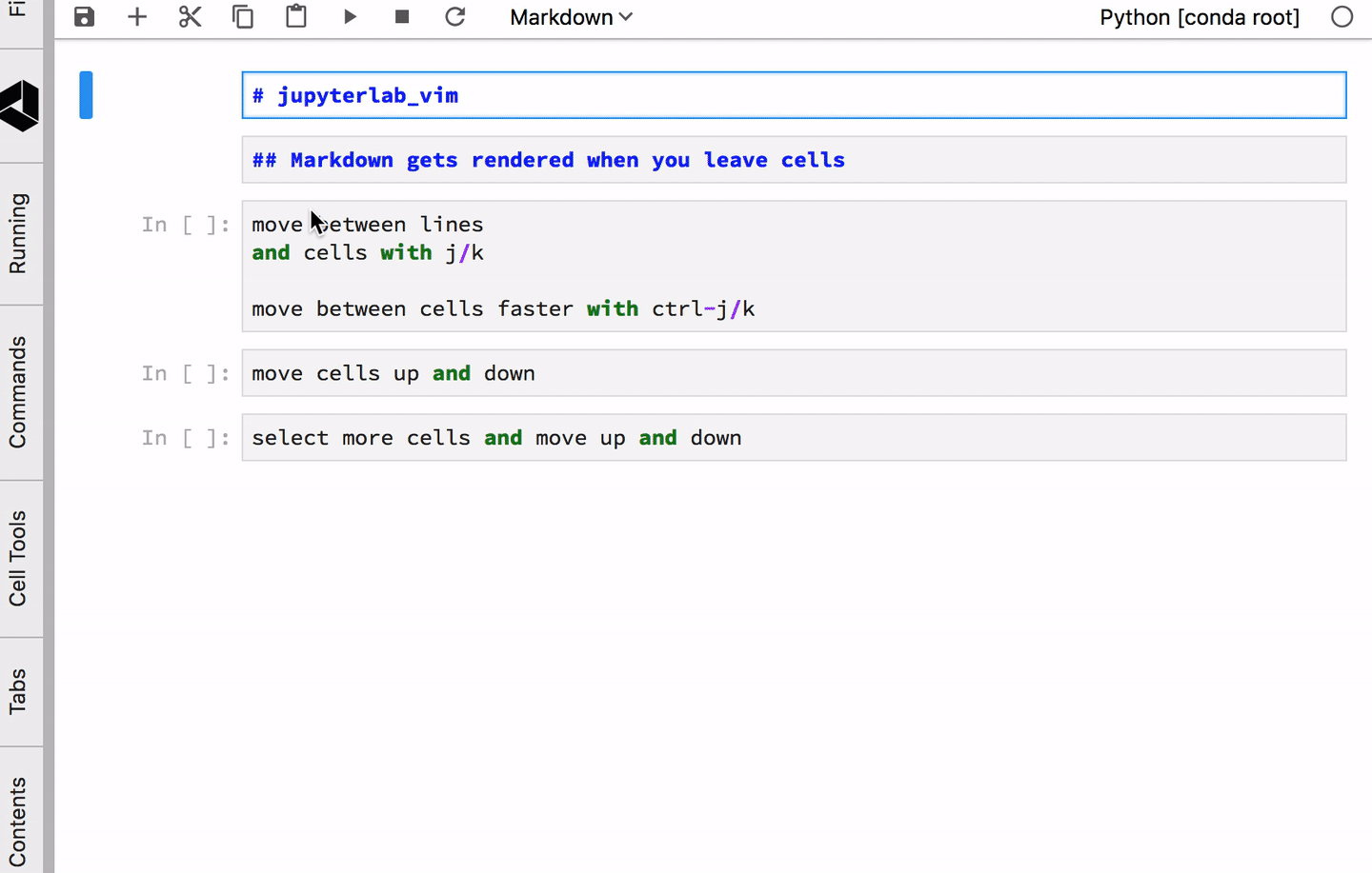 jupyterlab vim