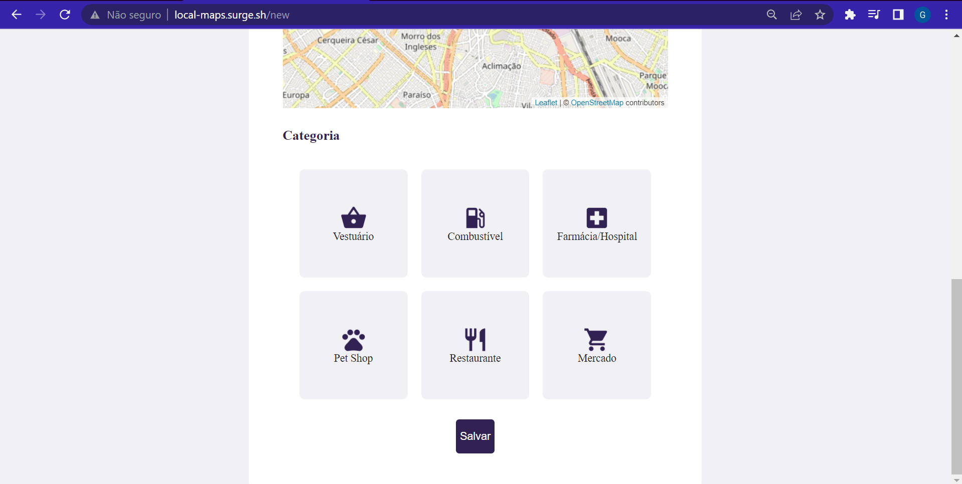 GitHub - GabrielSS187/Local-Maps: Local Maps é um projeto pessoal para ...