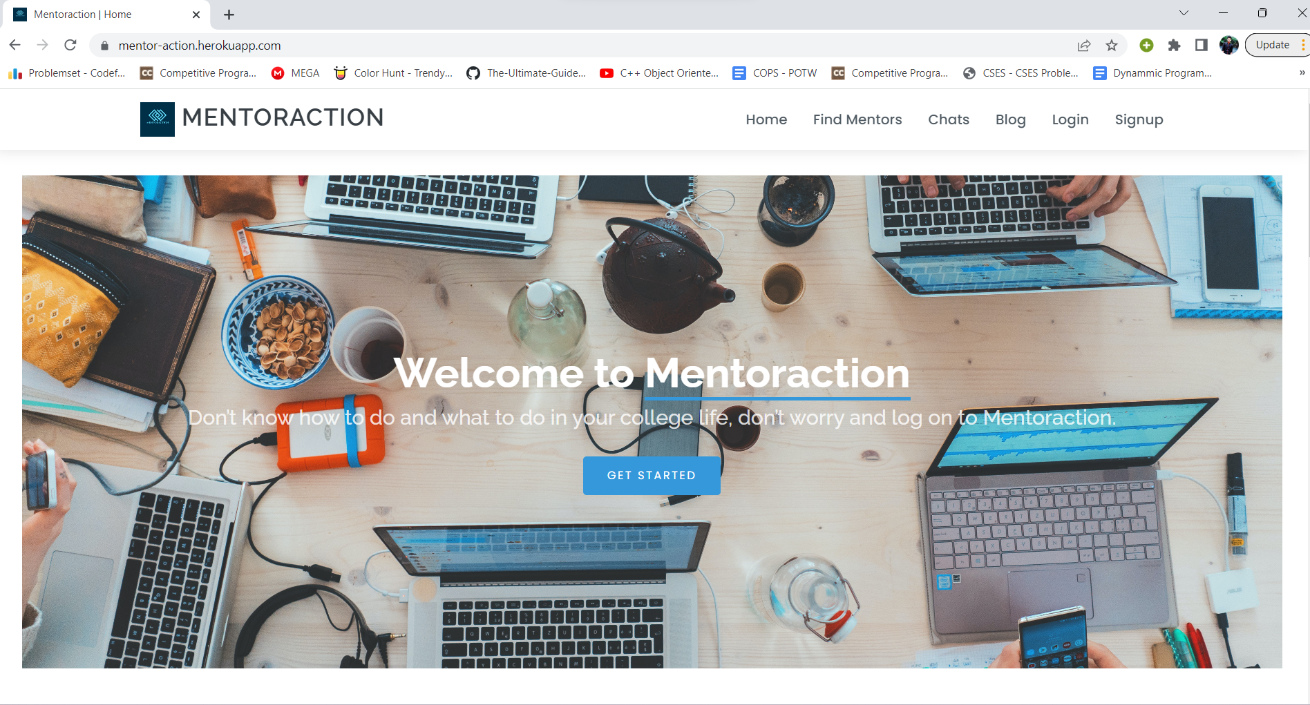 GitHub - Intruderp/Mentoraction: A web application in which students ...