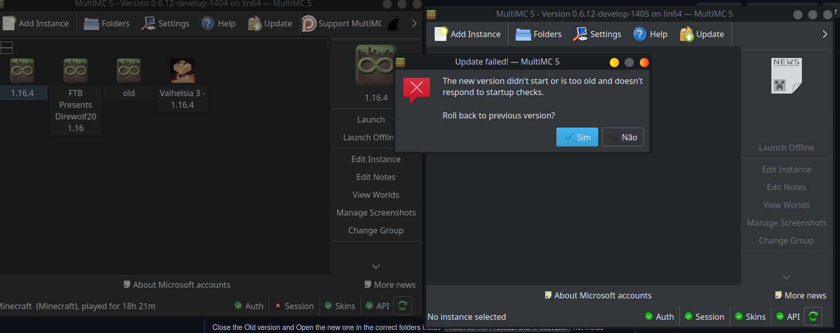 MultiMC newer develop update doesn't work on Kubuntu 20.04 · Issue ...