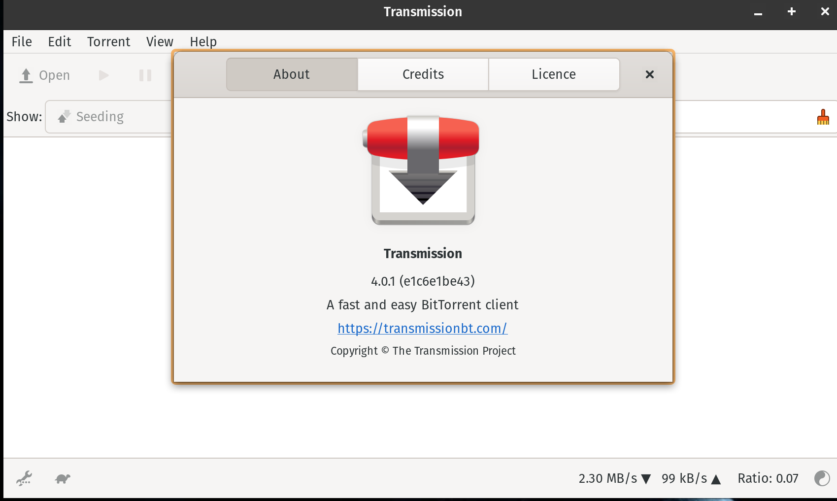 dark mode is missing in transmissiongtk 4.0.1 · Issue 5137