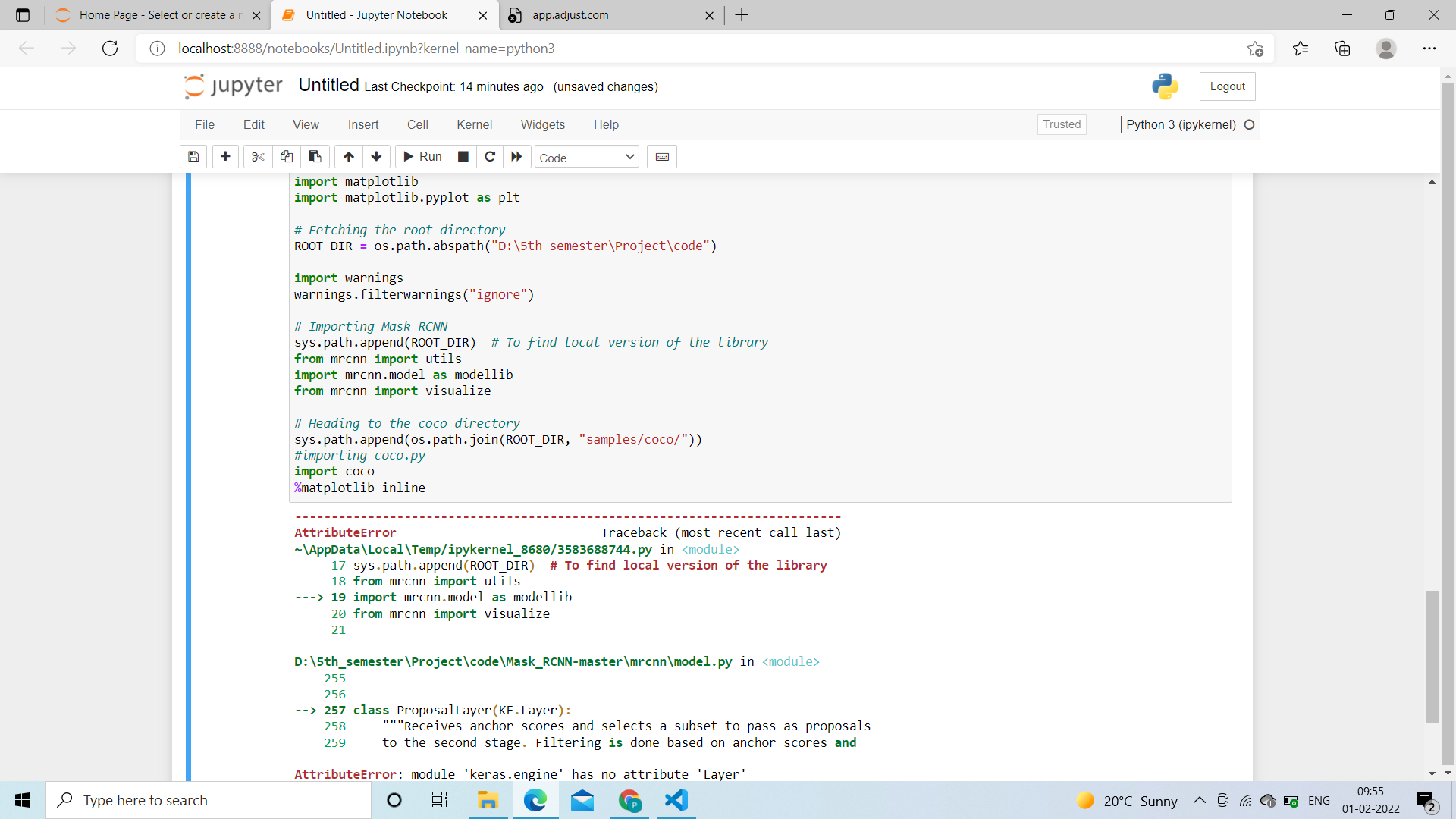 ModuleNotFoundError: No module named 'pycocotools' while running the ...