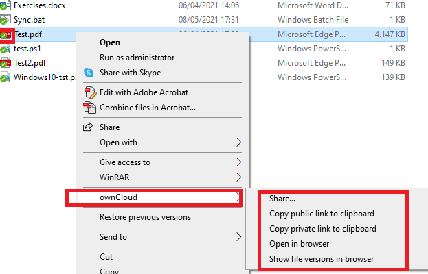 Context menu items and folder sync icon status are not available when ...