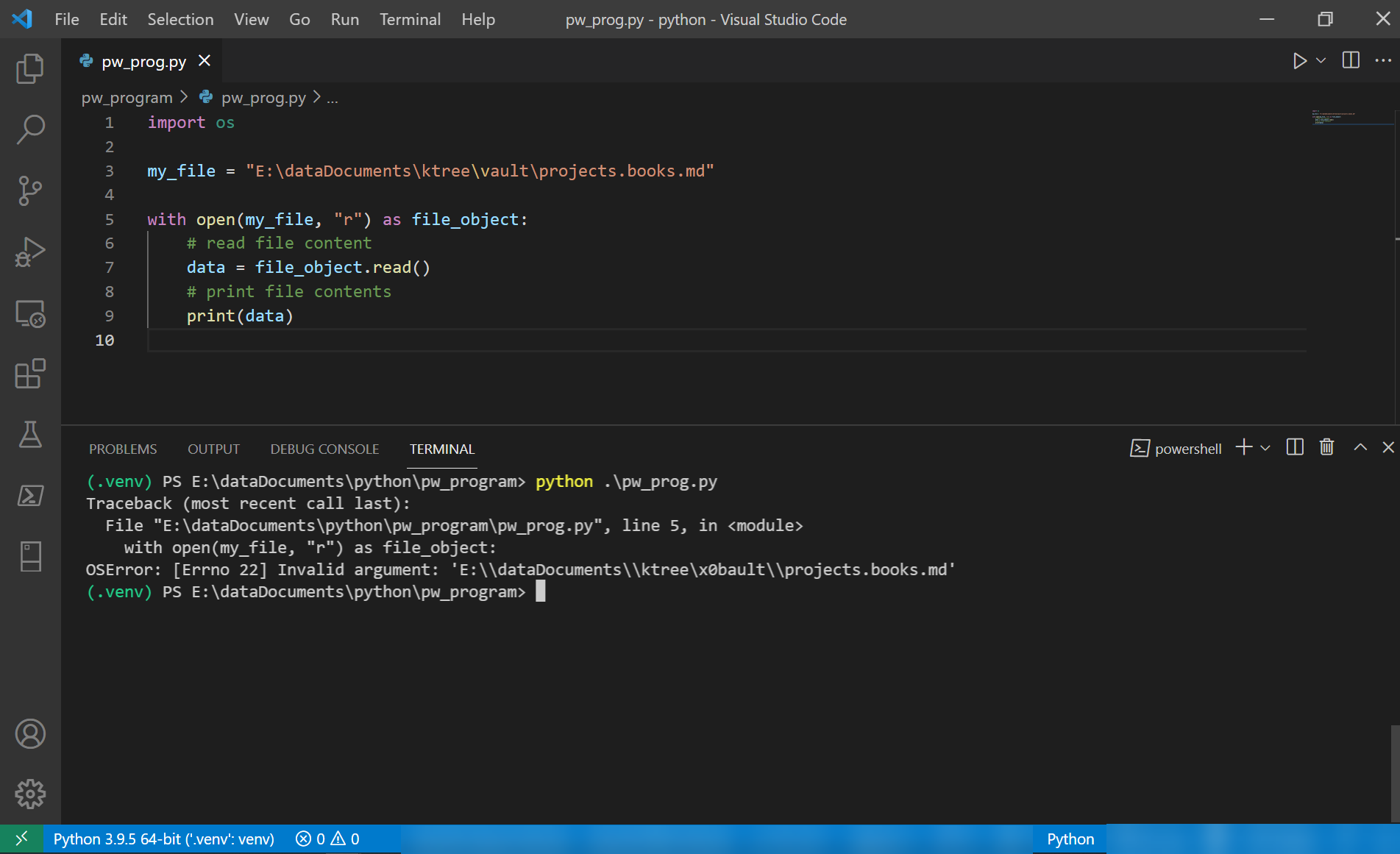 "x0b" instead of "\vault" showing in path? · Issue 1667 · dendronhq/dendron · GitHub