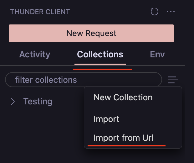 Thunder Import From Url