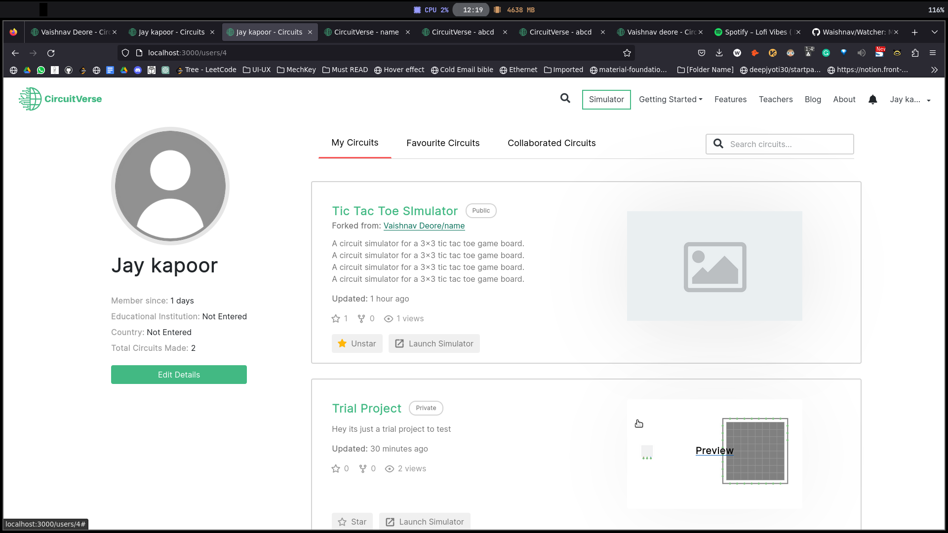 Dashboard revamp by Waishnav · Pull Request #3648 · CircuitVerse ...