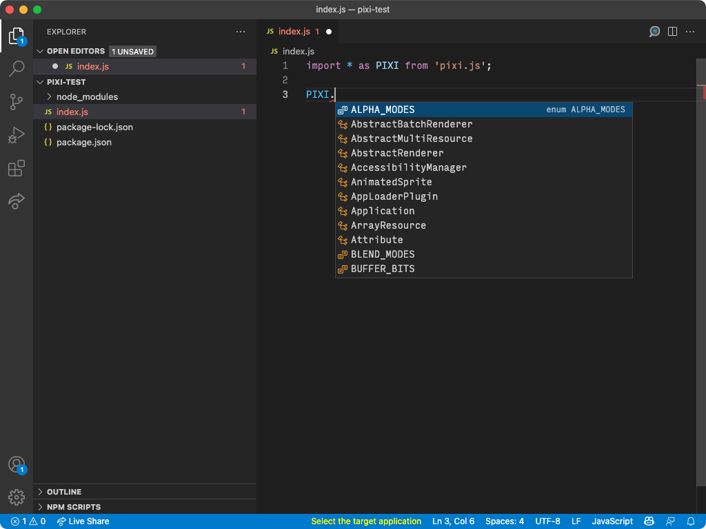 in pure JavaScript projects, impacted by Documentation