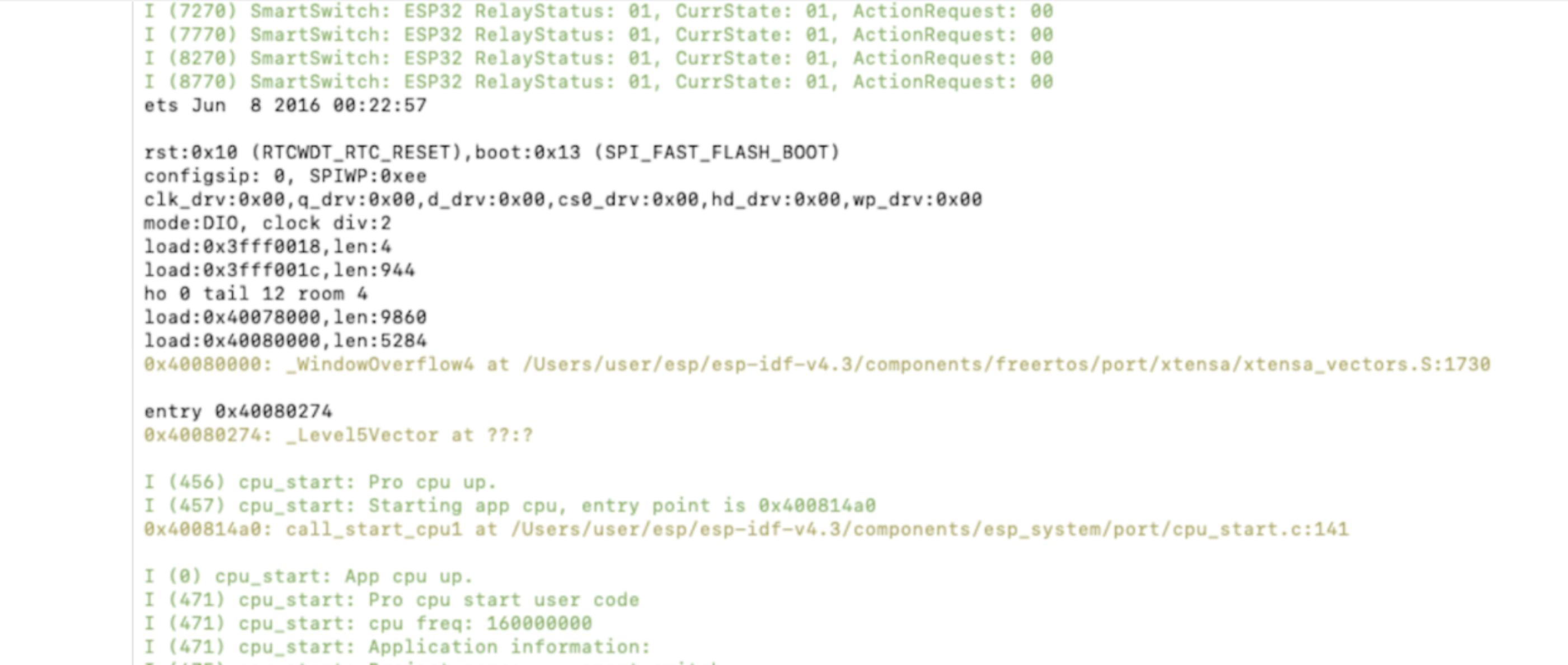 Watchdog Reset Issue after OTA Update (IDFGH-5890) · Issue #7587 ...