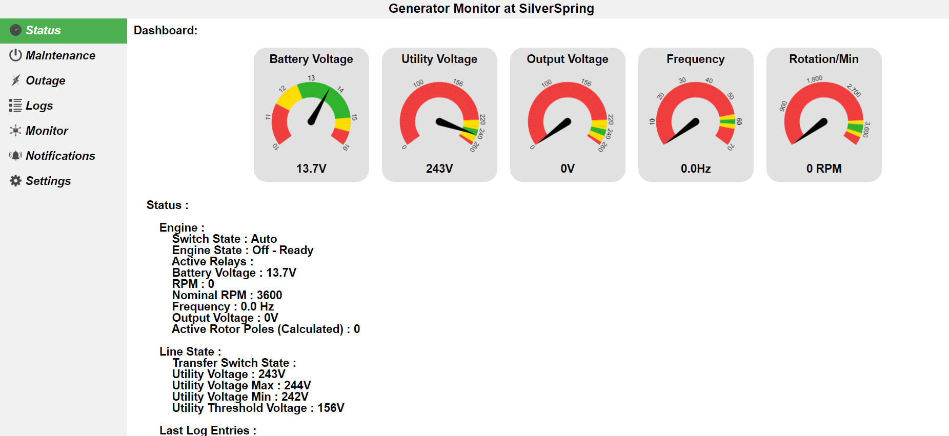 Dashboard Verification? · Issue #100 · jgyates/genmon · GitHub