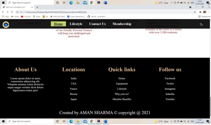 GitHub - AmanSharma114/Aman-Gym