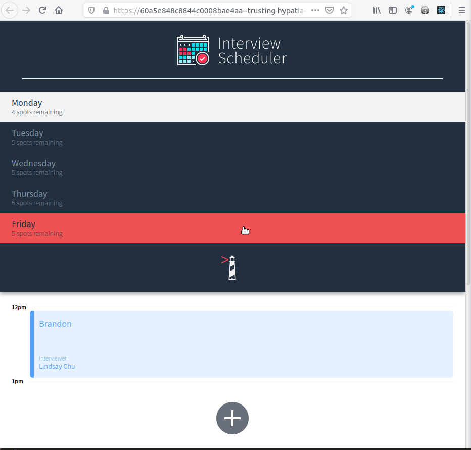 GitHub - mmmbacon/scheduler: A scheduler app created for the Lighthouse ...