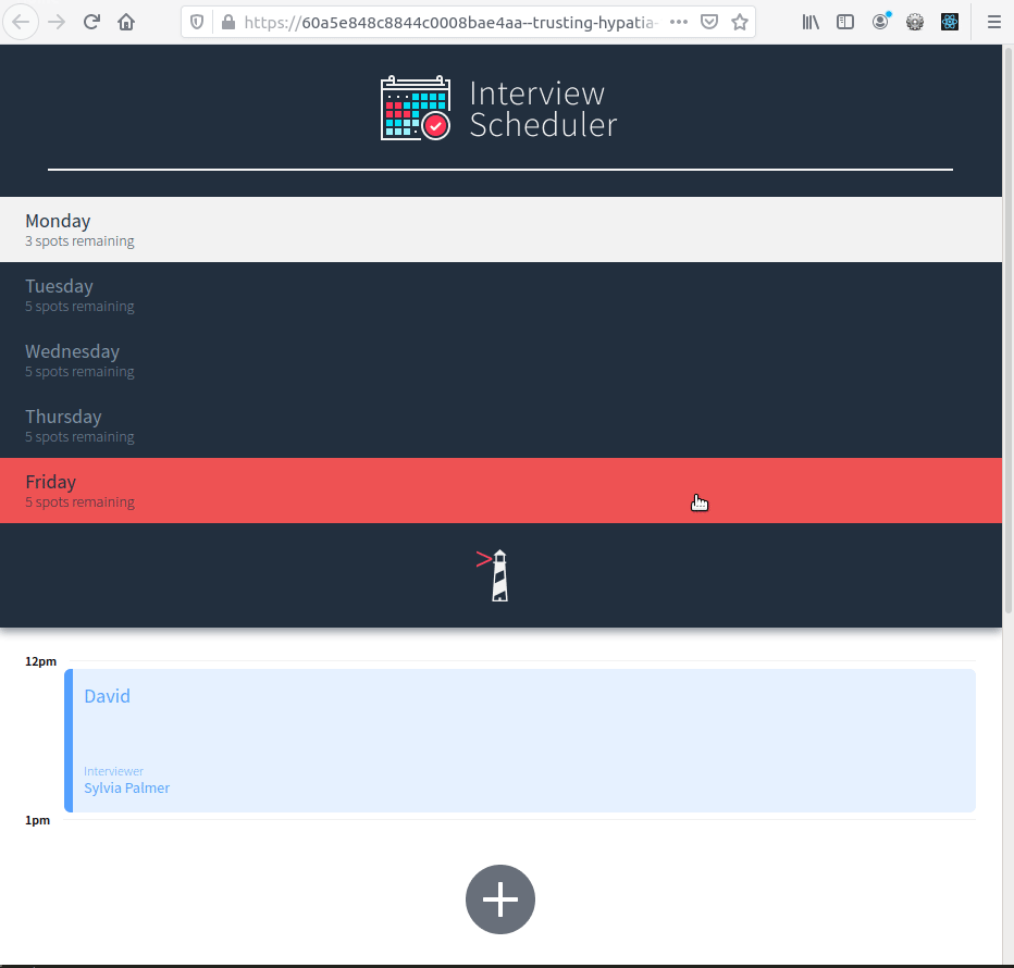 GitHub - mmmbacon/scheduler: A scheduler app created for the Lighthouse ...
