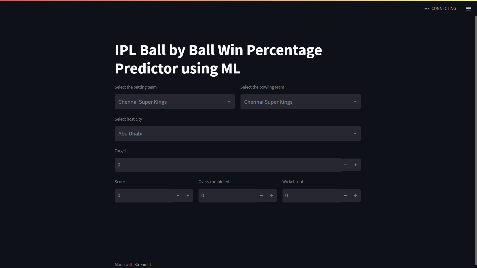 GitHub - Shashaaaank/ML-Based-IPL-WIN-PREDICTOR
