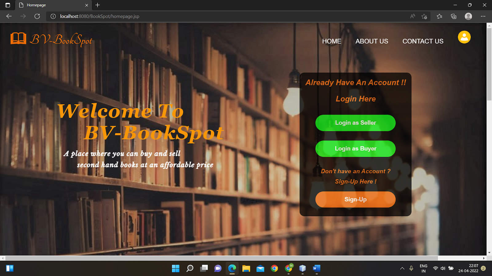 GitHub - Manya2001/BV-BookSpot: It is a web based application which ...