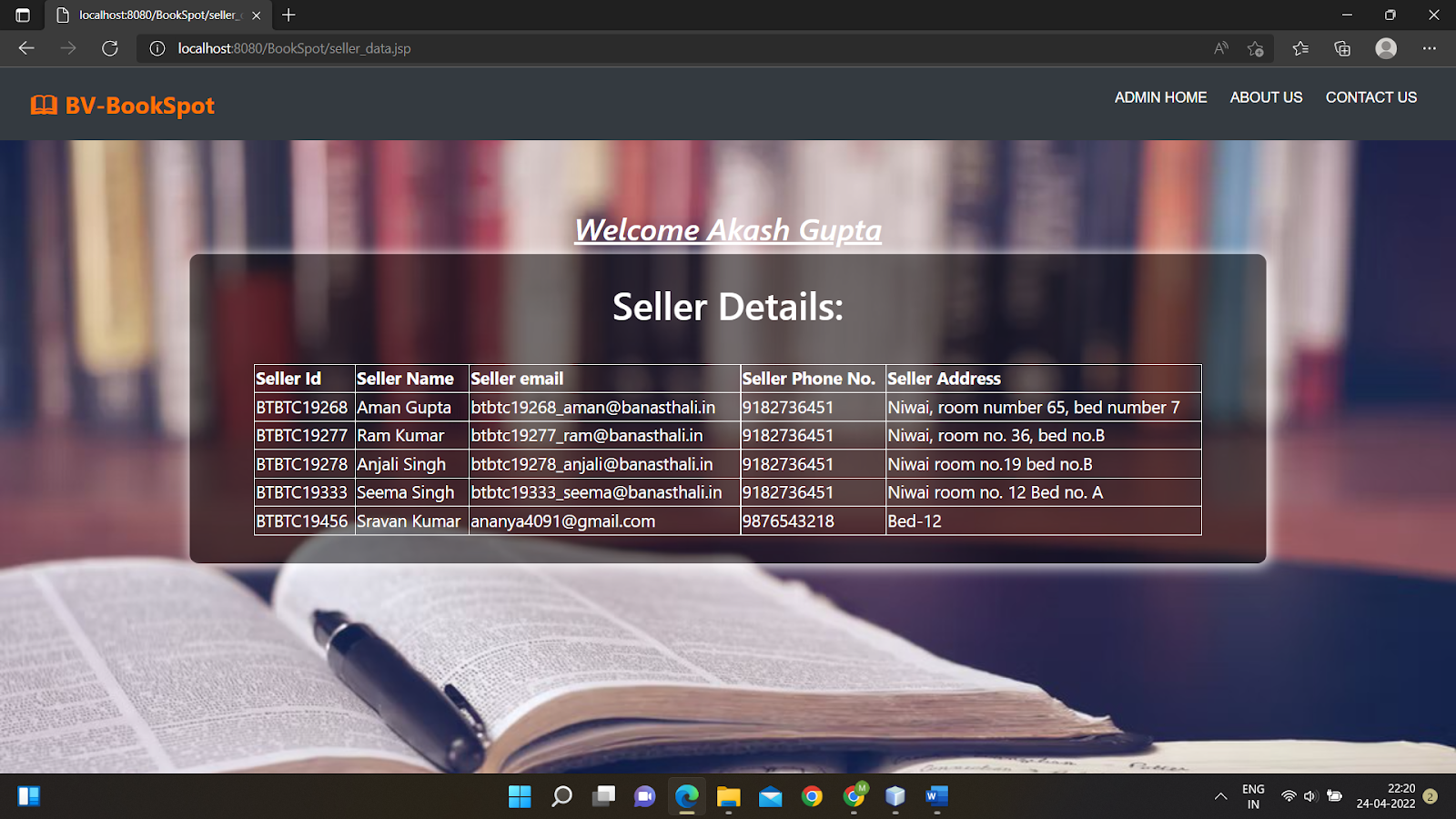 GitHub - Manya2001/BV-BookSpot: It is a web based application which ...