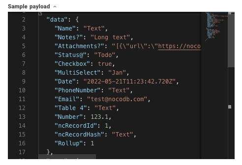 🐛 Bug: [web-hook] error in data payload · Issue #2103 · nocodb/nocodb ...