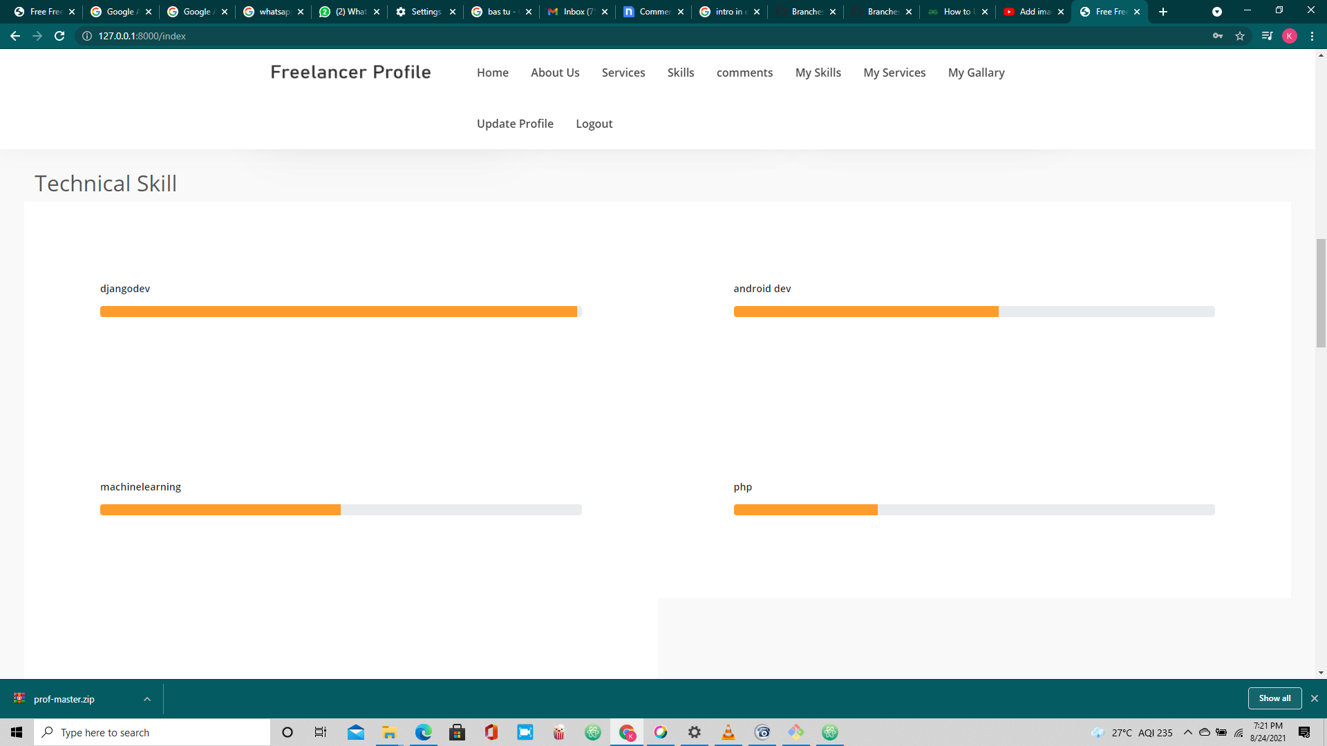 GitHub - kjm37/prof: django website where user can add image,comments ...