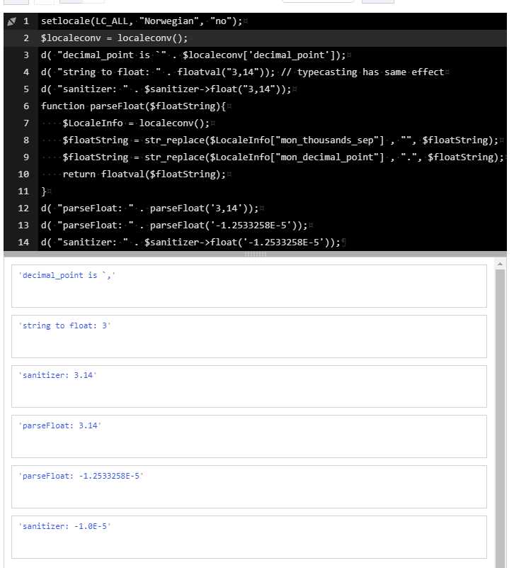 Float fields and sanitizer do not handle scientific notation · Issue