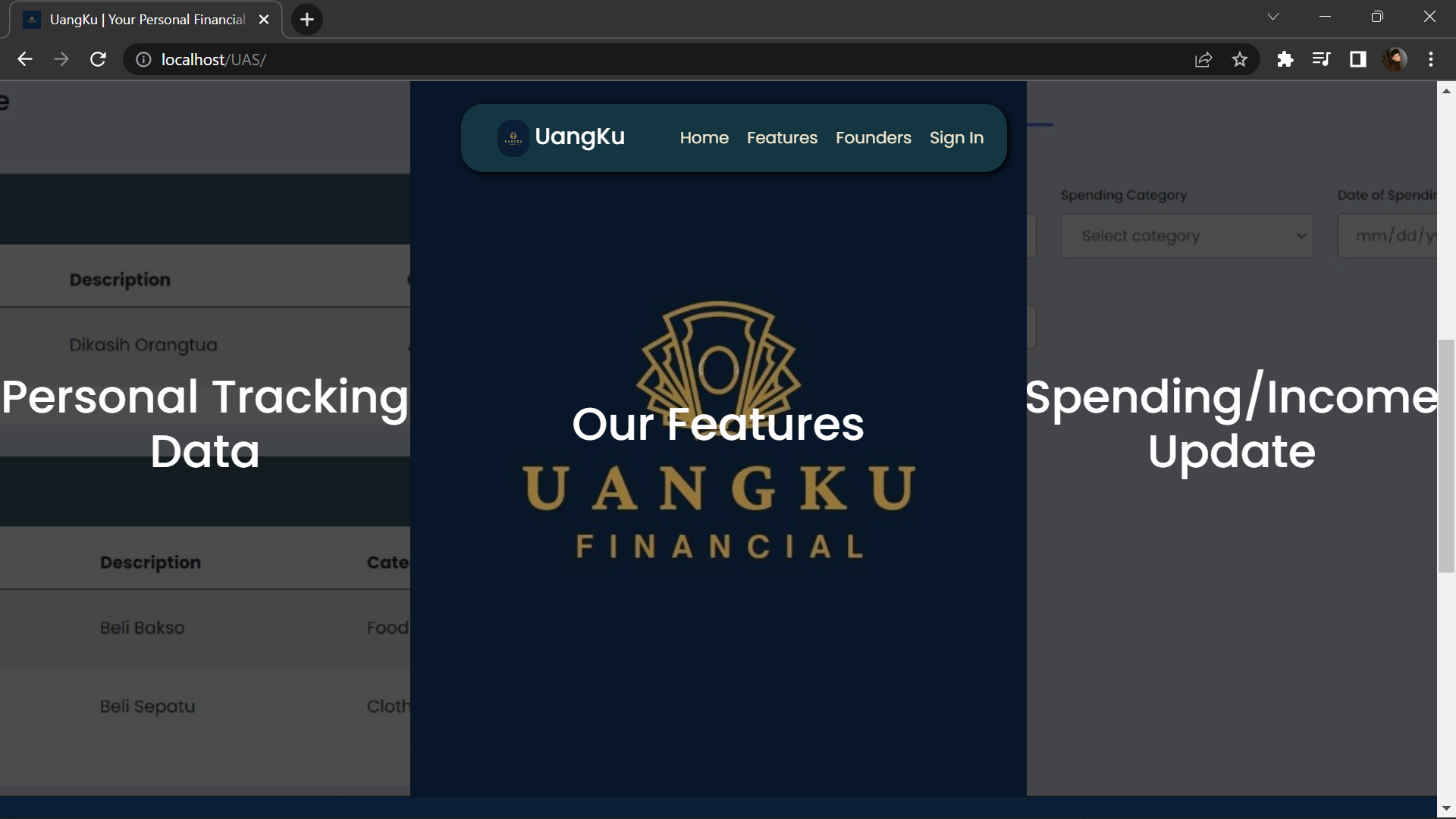 GitHub Aftermath00/Uangku Project K: help us more easily manage and
